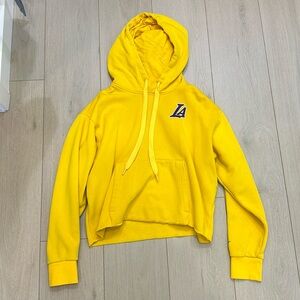 Women’s cropped Lakers Hoodie Sweatshirt